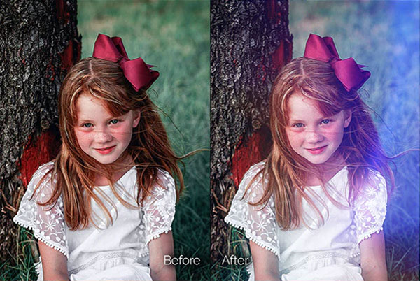 Warm Light Leaks Photo Overlays