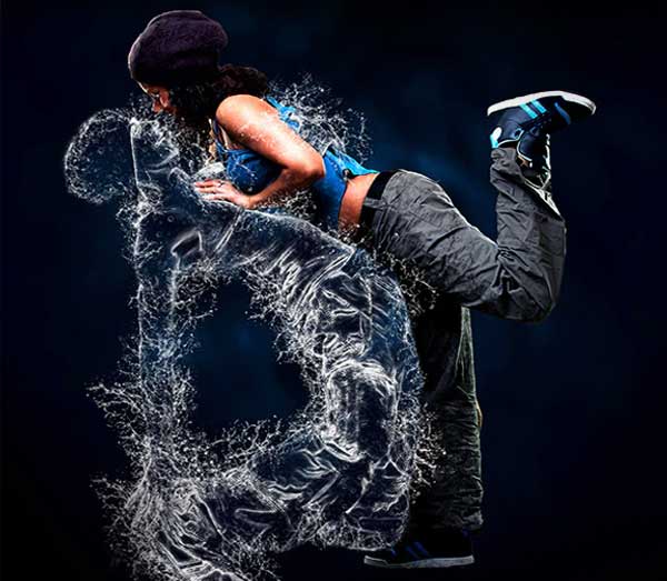 Water Explosion Photoshop Action