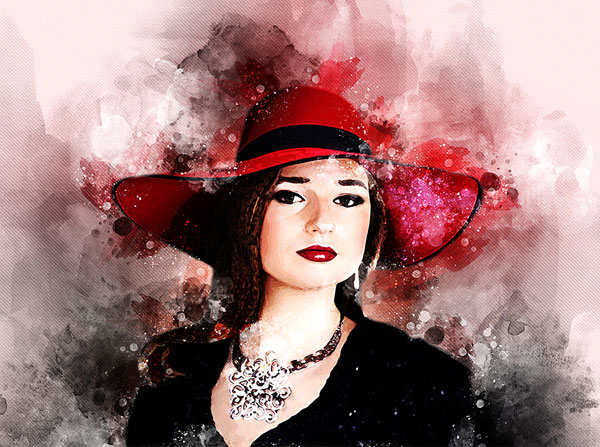 Watercolor Artist Photoshop Action