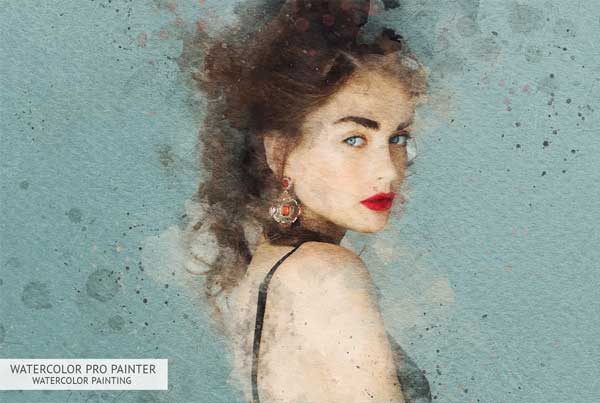 Watercolor Painter Photoshop Actions