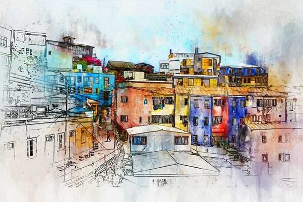 Watercolor Artist Photoshop Action