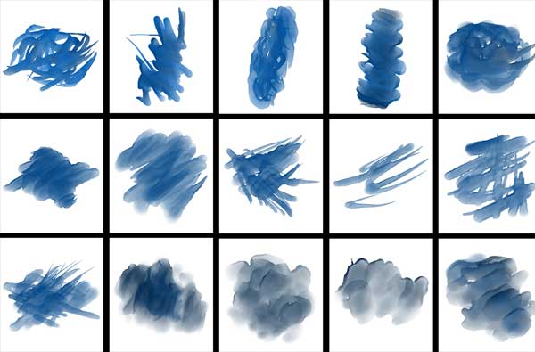 Watercolor Artistic Paint Photoshop Brushes