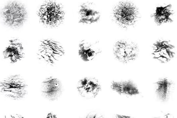 Watercolor Paint & Splatter Photoshop Brushes