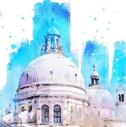 Watercolor Painting Photoshop Action Templates