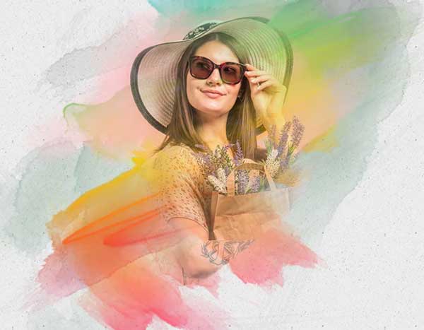 Watercolor Stains Photoshop Brushes