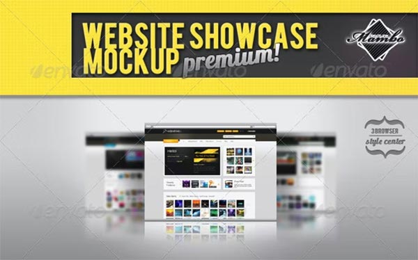 Website Showcase Mockup
