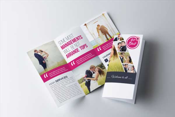 Wedding Event Bi-Fold Brochure