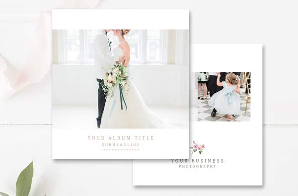 Wedding Album Download PSD Template