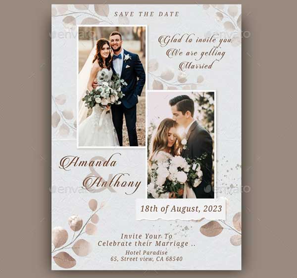 Wedding Bridal Hair Stylist Flyer Template