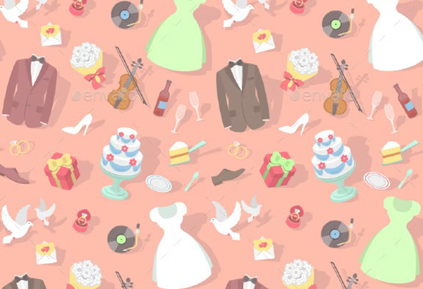 29+ Wedding Dress Patterns | Free & Premium PSD | Vector | EPS | PNG | Ai Downloads