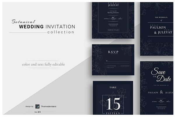 Wedding Invitation Suite