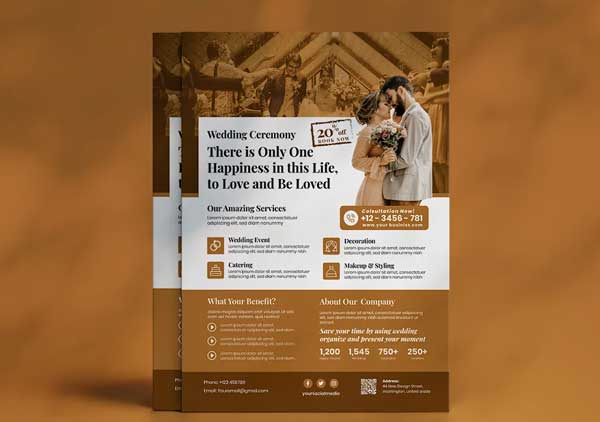 Wedding Invite Flyer Template