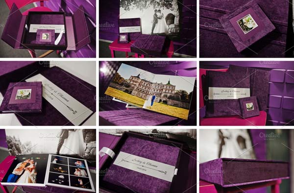 Wedding Memories Album PSD Template