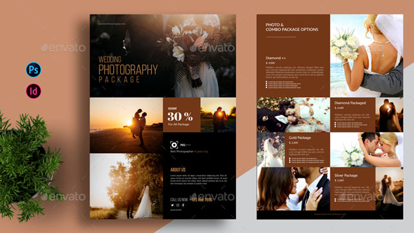 Wedding Photography Flyer Design Template