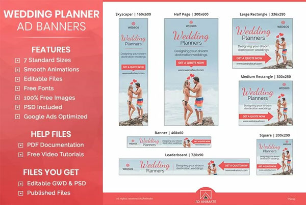 Wedding Planner Banners Bundle