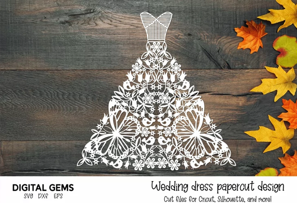 Wedding Printable Dress
