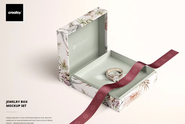 Wedding Rings Mockup Design