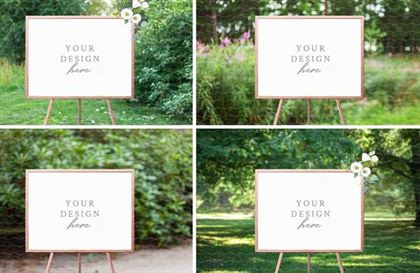 Wedding Seating Chart Mockup