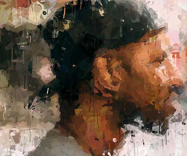 Wet Painting Photoshop Action Templates