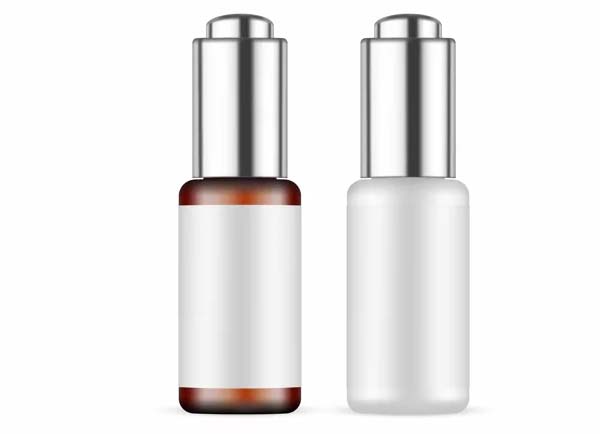 White Dropper Bottle Mockup Download