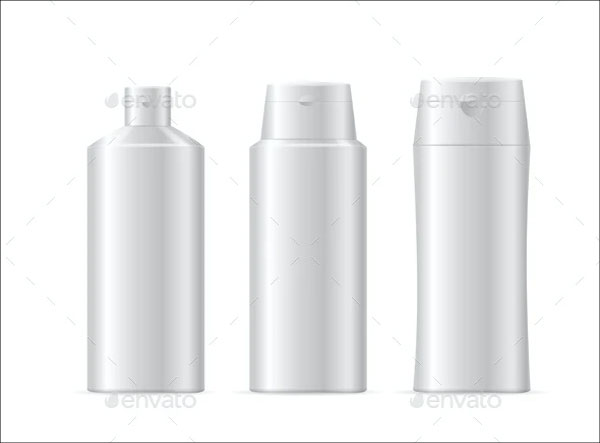 White Shampoo Mockup