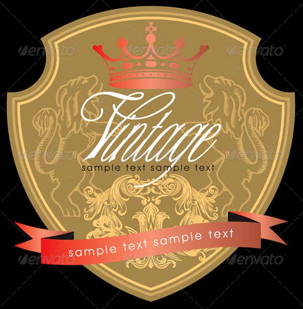 Wine Labels Design Template Set