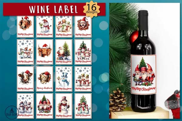 Wine Labels Design Templates
