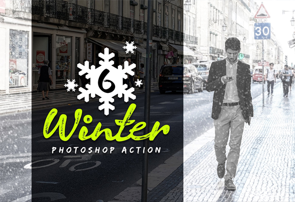 Winter Photoshop Action