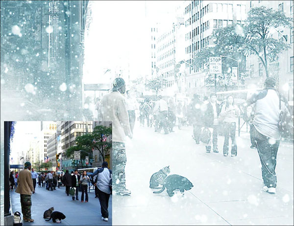 Winter is Coming Photoshop Snowing Effect Action
