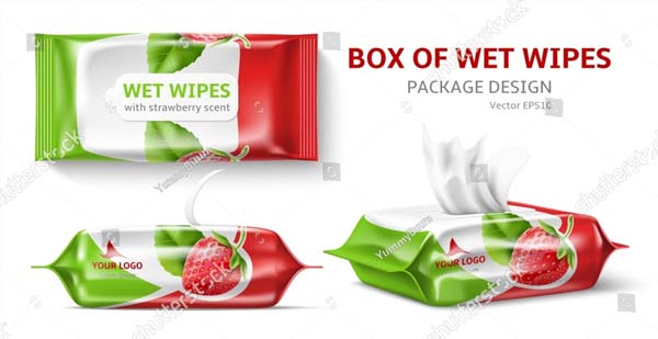 Wipes Mockup Free Download
