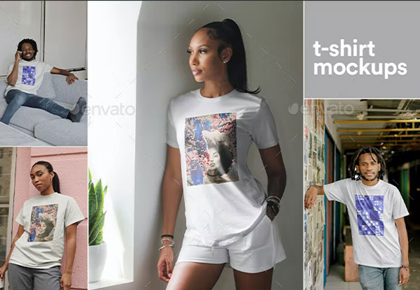 Women's T-Shirt Mockup