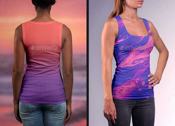 Women Tank Top Mockups