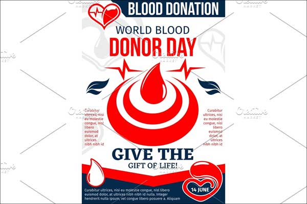 World Donor Day Poster Blood Donation Poster