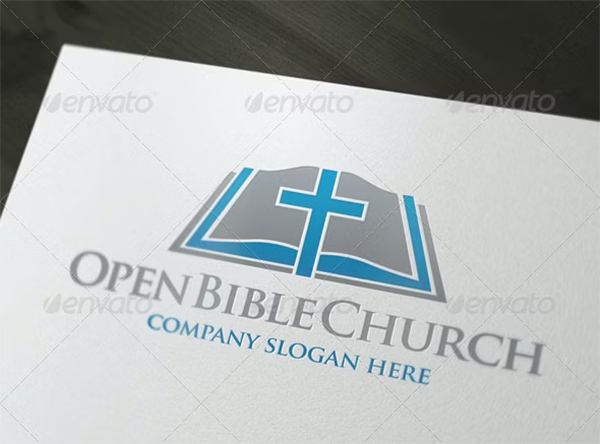 Worship Open Bible Church Logo Design