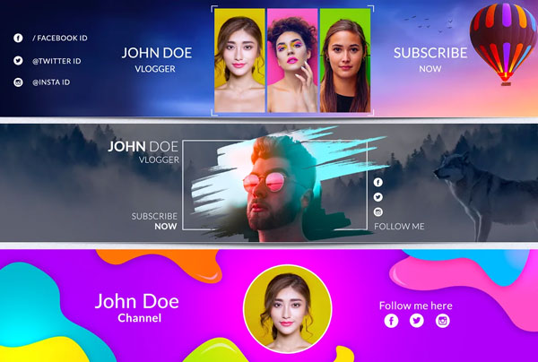 Youtube Channel Banners