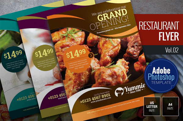 Yummy Restaurant Flyer Template