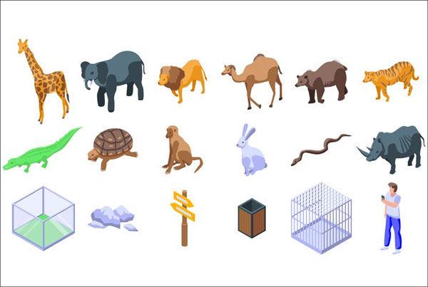 Zoo Park 3D Animals
