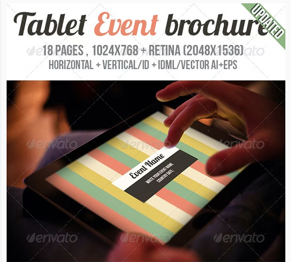 iPad & Tablet Event Brochure