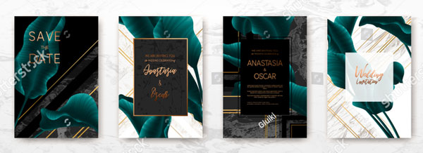 vector Wedding Invitation Design